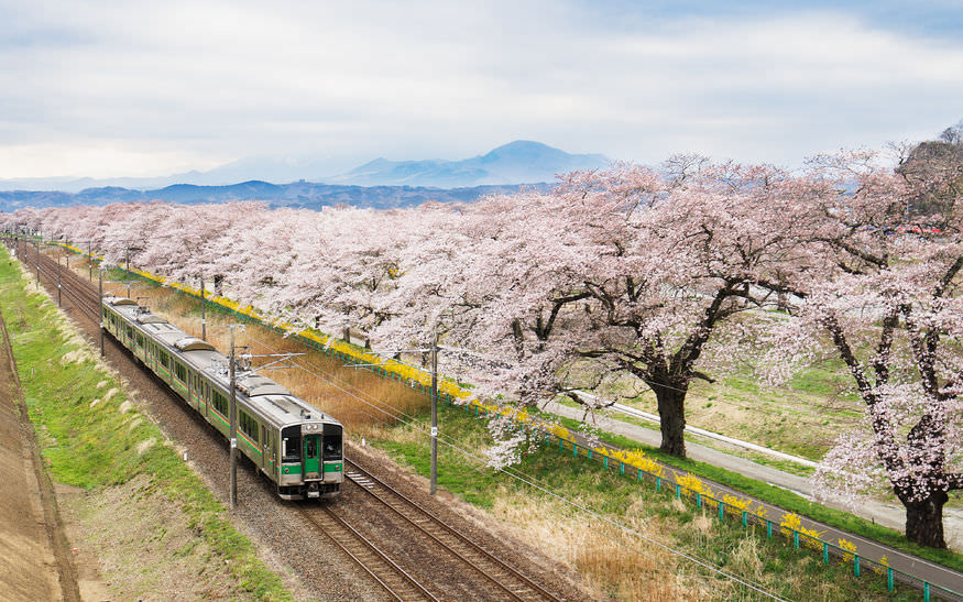 A train in Japan